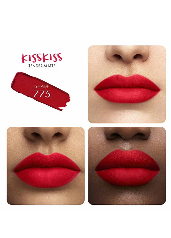 Guerlain Kisskiss Tender Matte 775 Kiss Rouge - 2