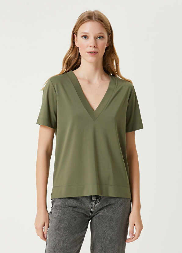 Beymen Club Khaki T-Shirt - 1