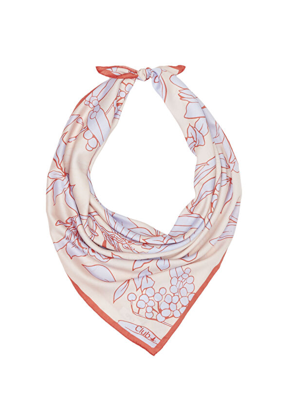 Beymen Club Salmon Print Scarf - 2