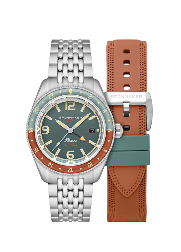 Spinnaker SP-5120-33 Çelik Yeşil Erkek Kol Saati - 1