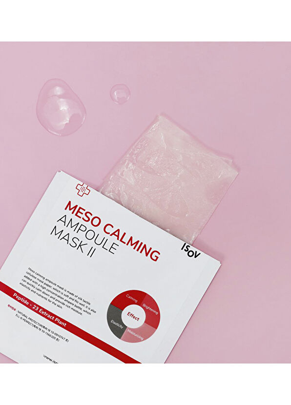 ISOV Meso Calming Intensive Soothing & Moisturizing Ampoule Face Mask II 10 x 30 gr - 2