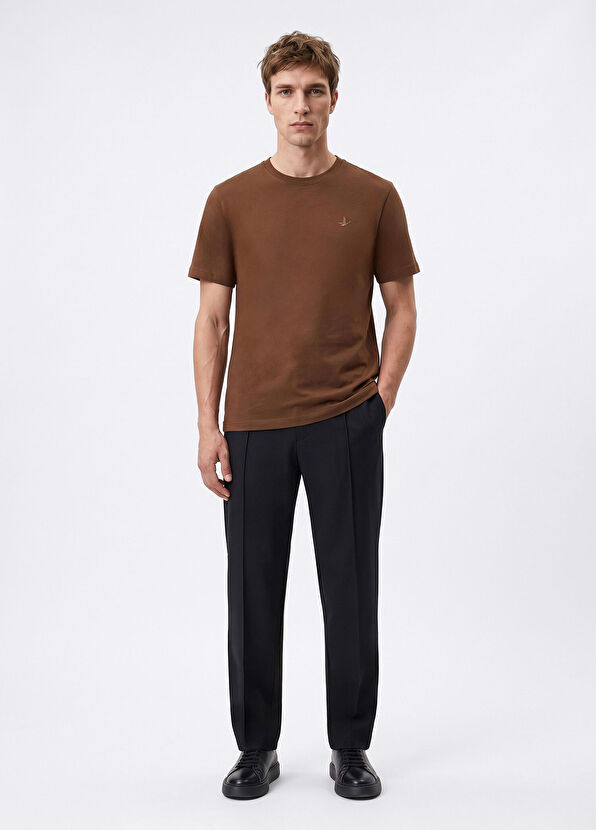Beymen Club Relaxed Fit Brown T-shirt - 3