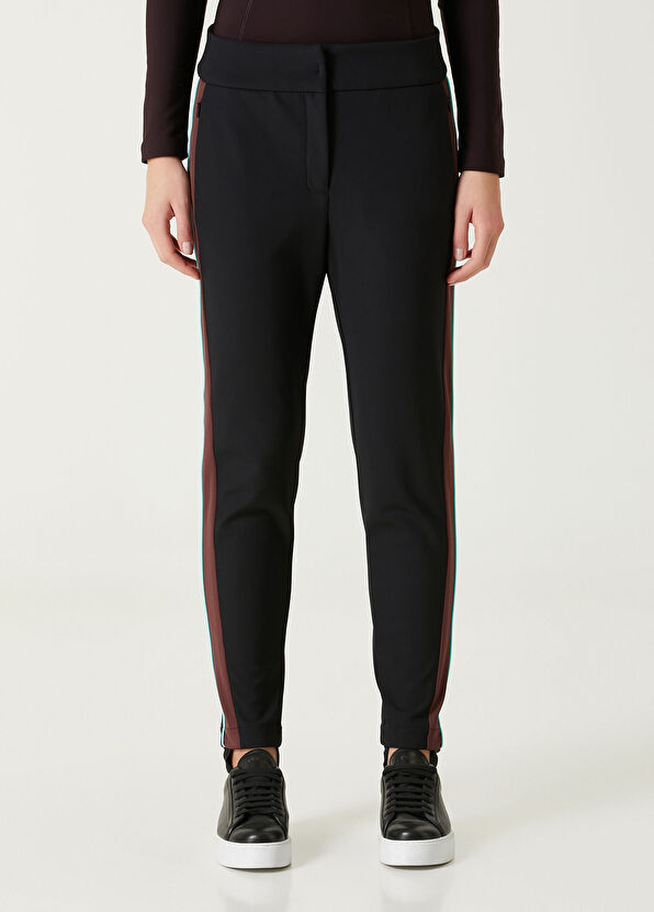 Siyah Teknik Jersey Kayak Pantolonu - Görsel 3