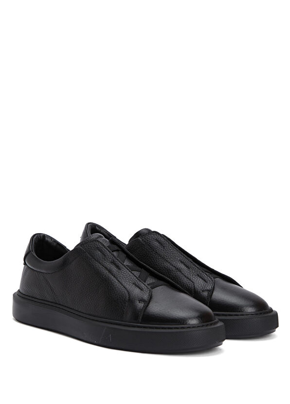 Beymen Club Siyah Lastikli Erkek Deri Flotter Sneaker - 2