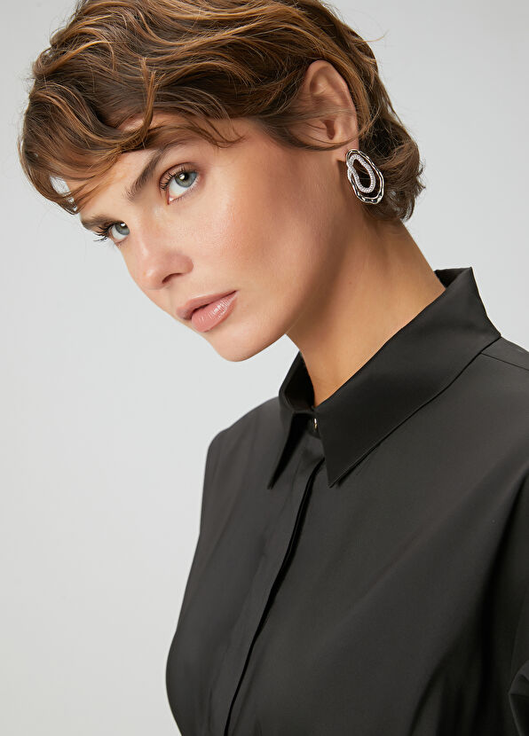 Beymen Club Zircon Stones Women's Amorphous Earrings - 1