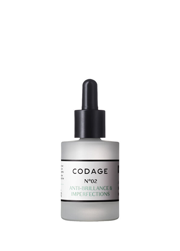 Codage Paris Serum No 02 Anti Shine & Imperfections Parlama ve Kusur Karşıtı Yüz Serumu 30 ml - 1