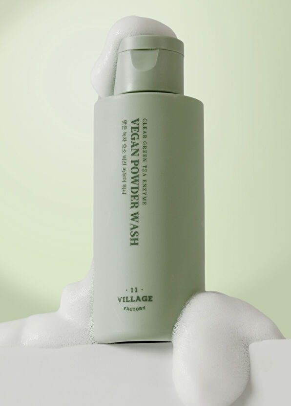 Village 11 Factory Clear Green Tea Enzyme Vegan Powder Wash Yüz Temizleyici 60 gr - 4