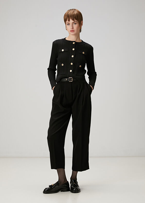 Beymen Club Black Pleated Pants - 1