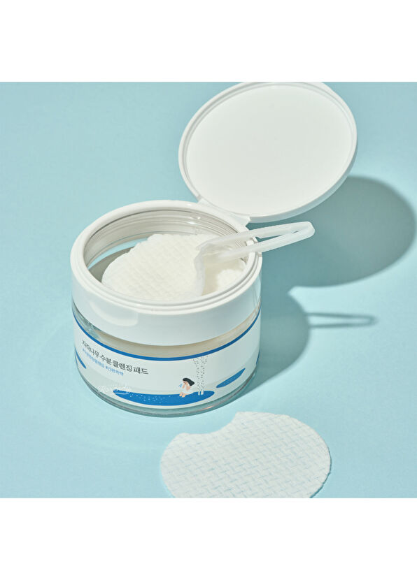 Round Lab Birch Juice Moisturizing Cleansing Pad Cooling & Moisturizing Purifying 60 Pcs Face Pad - 2