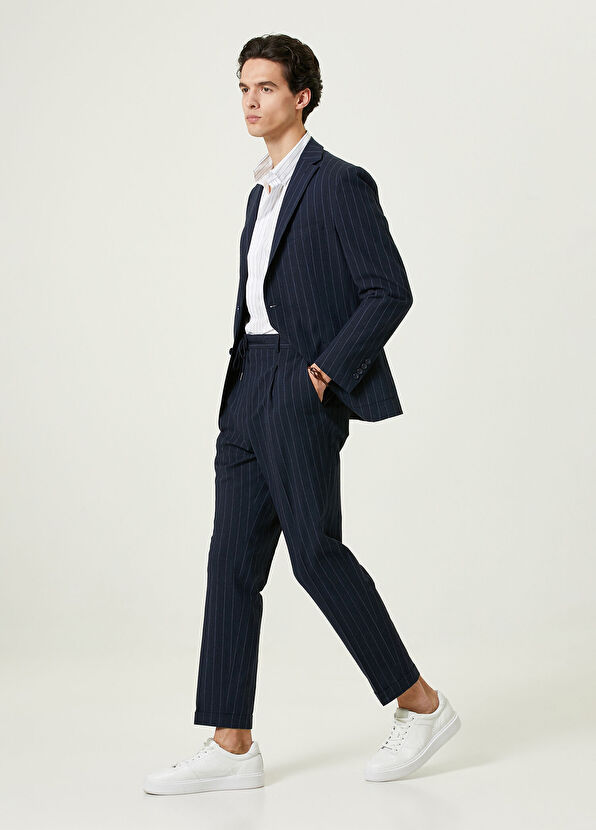 Network Beyaz Mavi Çizgili Gömlek - 2