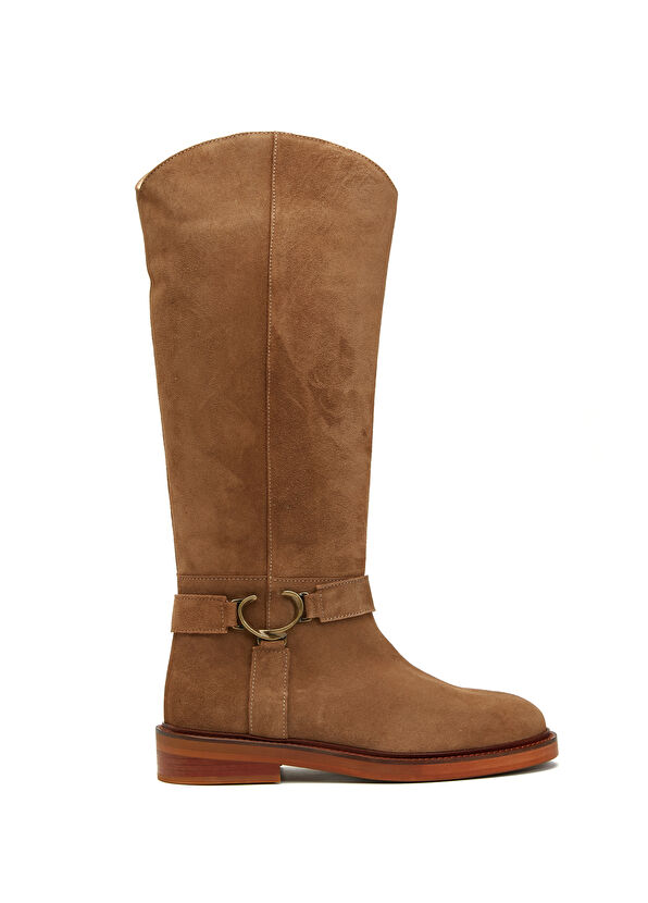 Beymen Club Mink Women Leather Boots - 1