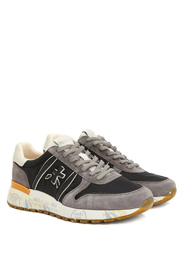 Lander Siyah Gri Erkek Sneaker - Görsel 3