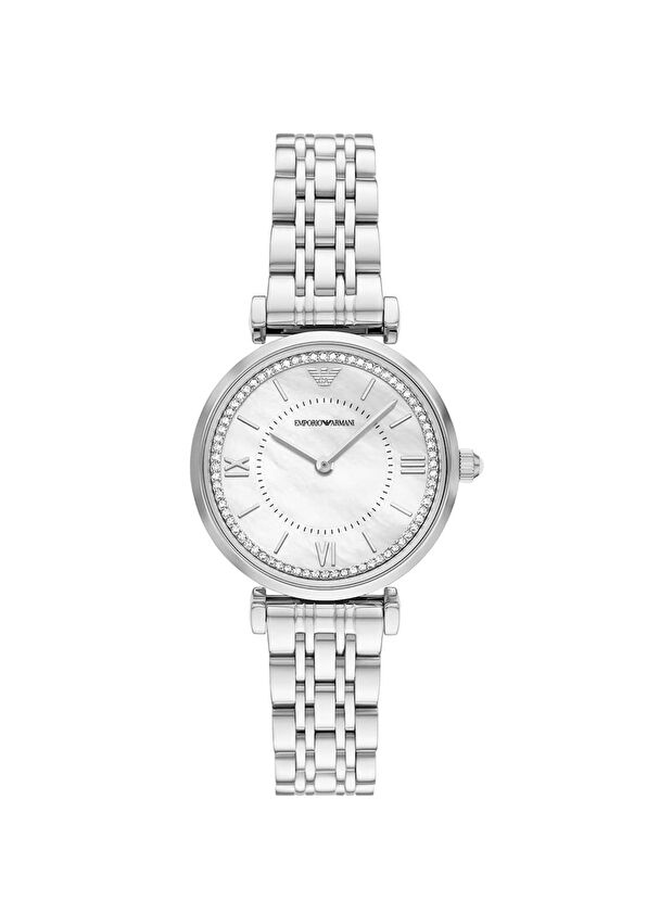 Emporio Armani AR11701 Metalik Gri Çelik Kadın Kol Saati - 1