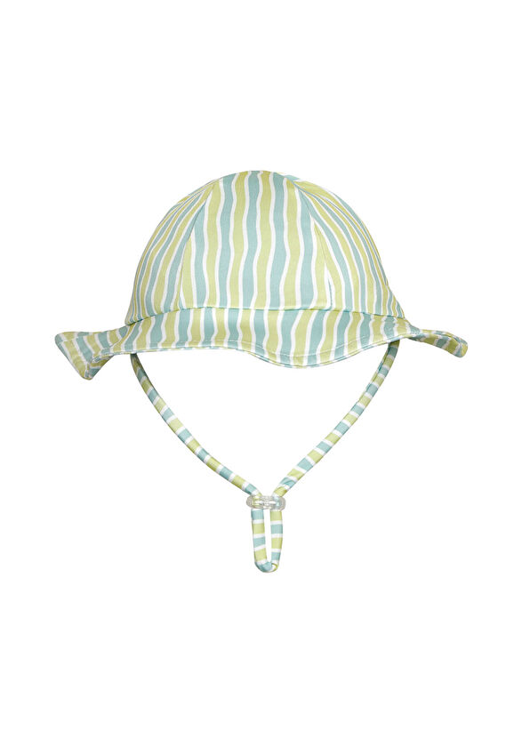 Sand Mother Lime Oasis Unisex Baby Cap with UV Protection - 1