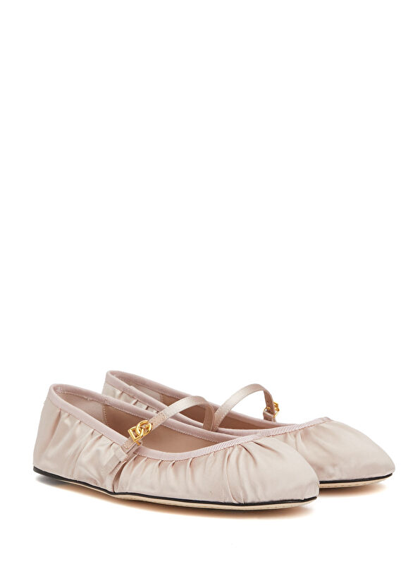 Dolce&Gabbana Powder Satin Ballet Flats - 2