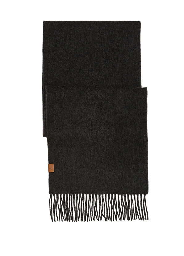 Beymen Club Gri Antrasit Erkek Yün Kaşmir Karışımlı Atkı - 1