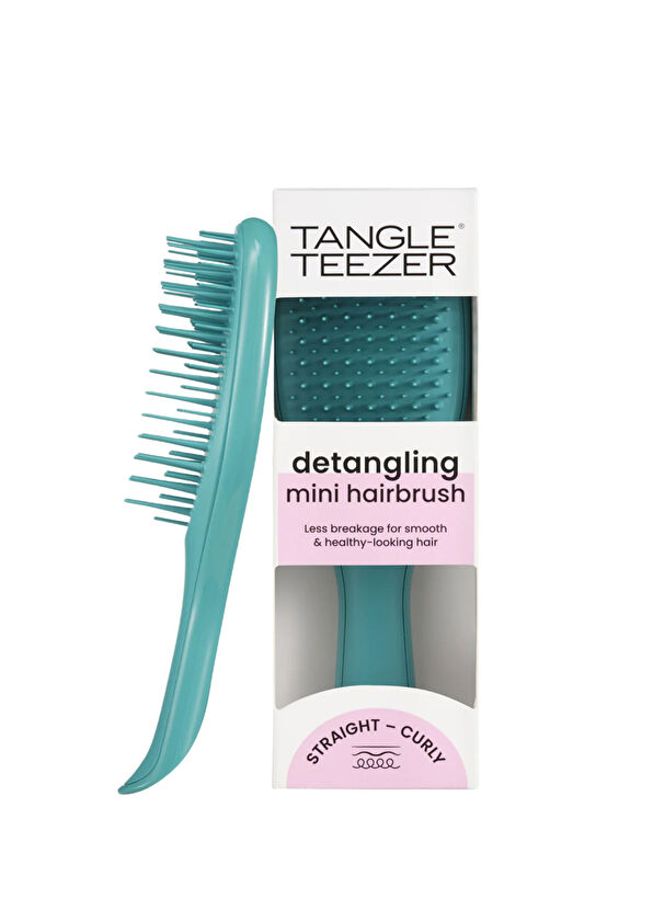 Tangle Teezer The Ultimate Detangler Transformative Teal Anti-Electroplating Mini Size Comb - 1