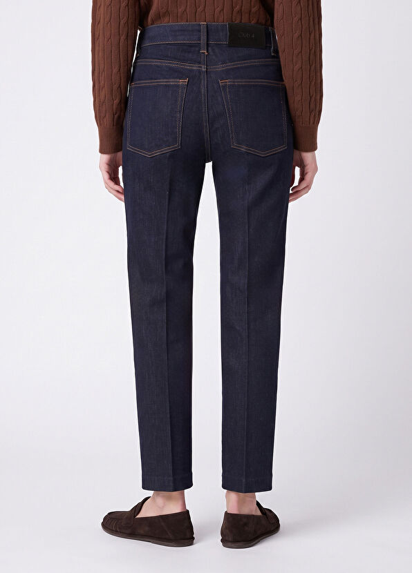 Beymen Club Straight Fit Lacivert Jean Pantolon - 4