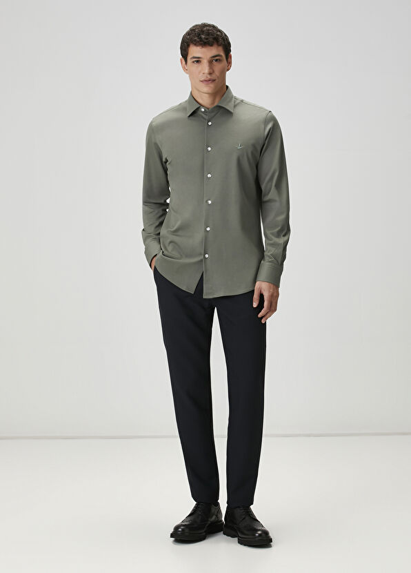 Beymen Club Slim Fit Çağla Örme Stretch Gömlek - 3
