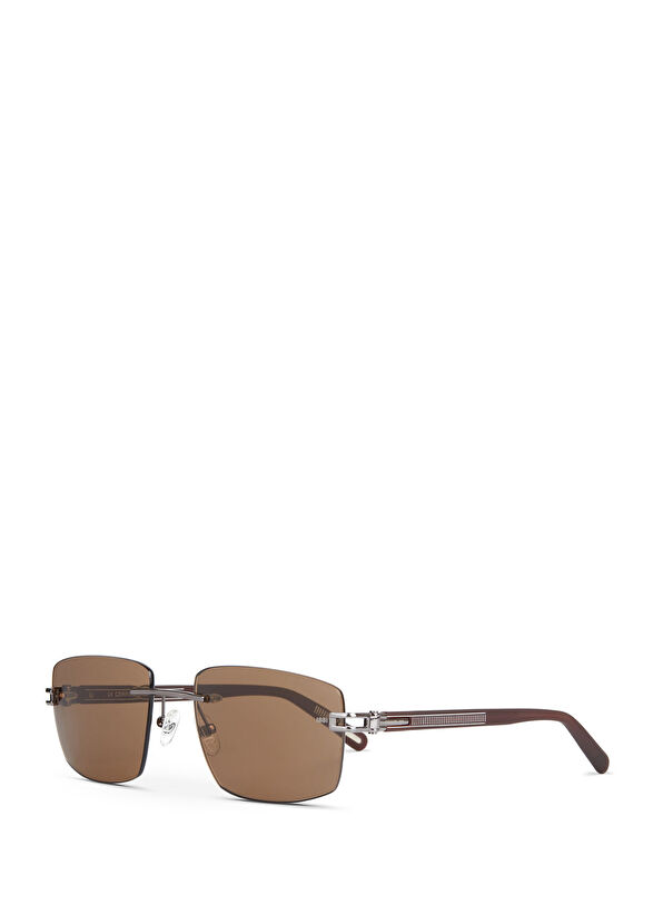 Cerruti 1881 CR 80005 C3 Metal Kahverengi Erkek Güneş Gözlüğü - 2