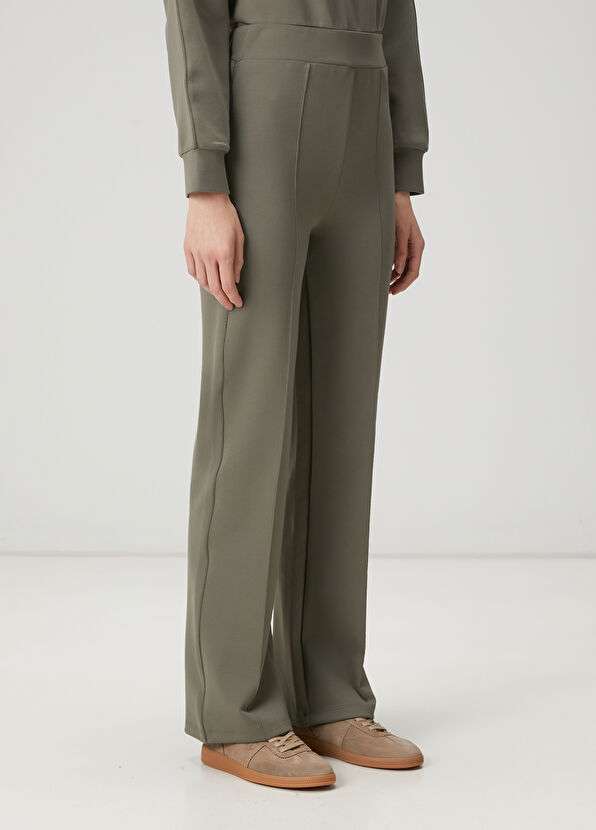 Beymen Club Yeşil Nervürlü Jersey Pantolon - 2