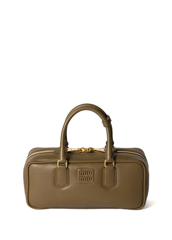 Miu Miu Arcadie Yeşil Deri Kadın El Çantası - 1