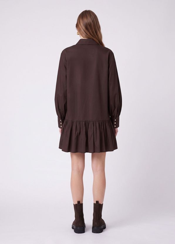 Beymen Club Plum Mini Taffeta Shirt Dress - 4