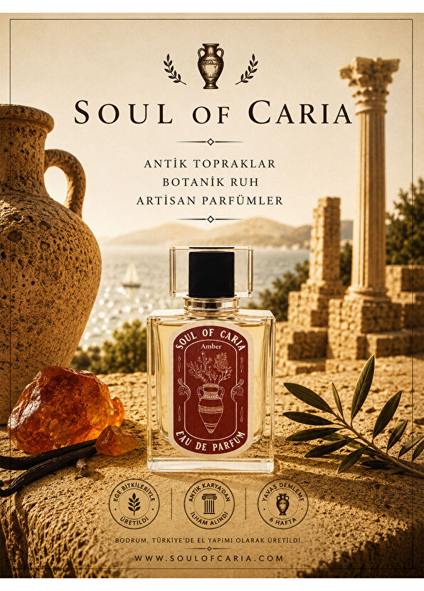 Soul of Caria Amber EDP 50 ml Unisex Parfüm - 3