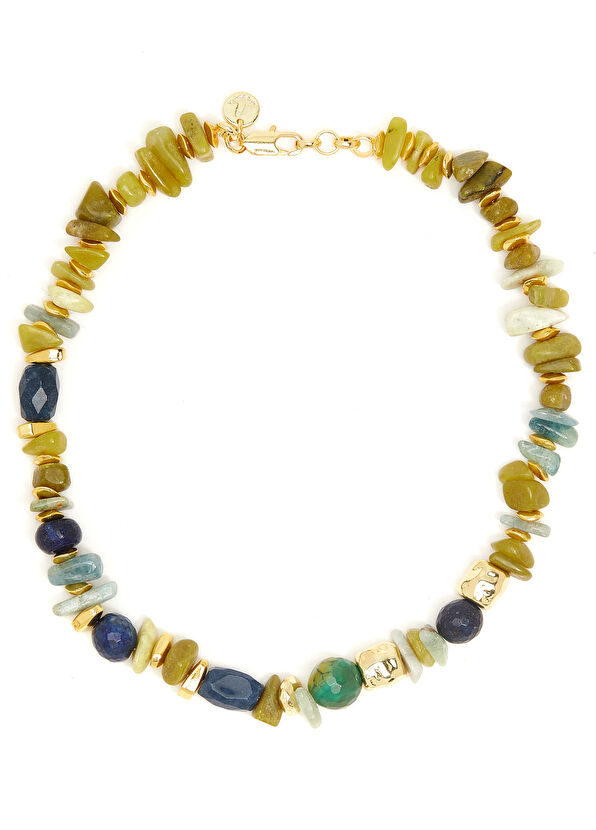 Beymen Club Yeşil Doğal Taşlı Kadın Kolye - 1