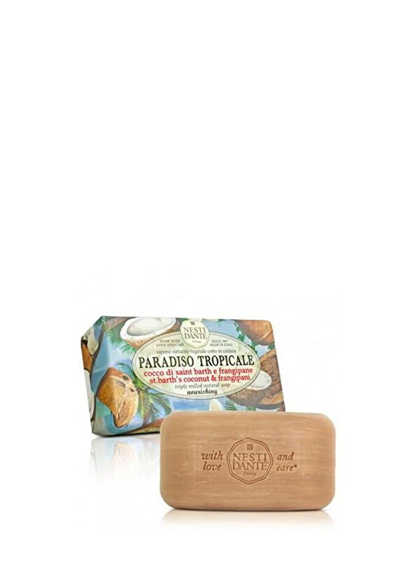 Nesti Dante Paradiso Tropicale St. Bath Coconut and Frangipane Hindistan Cevizli Turta Vegan Bakım Kalıp Sabun 250 gr - 2