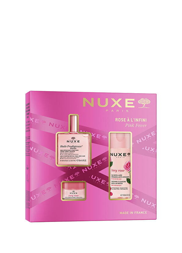 Nuxe HP Floral Dry Oil 50 ml + Very Rose Cleansing Water 100 ml + Very Rose Lip Balm 15 gr - 1