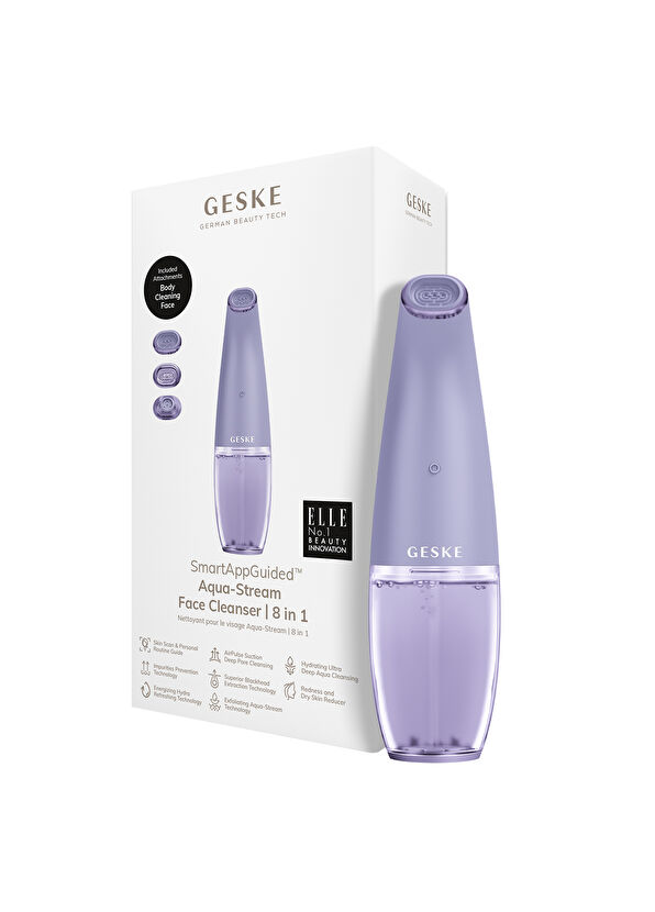 Geske Aqua-Stream Mor 8'i 1 Arada Cilt Temizleme Cihazı - 2