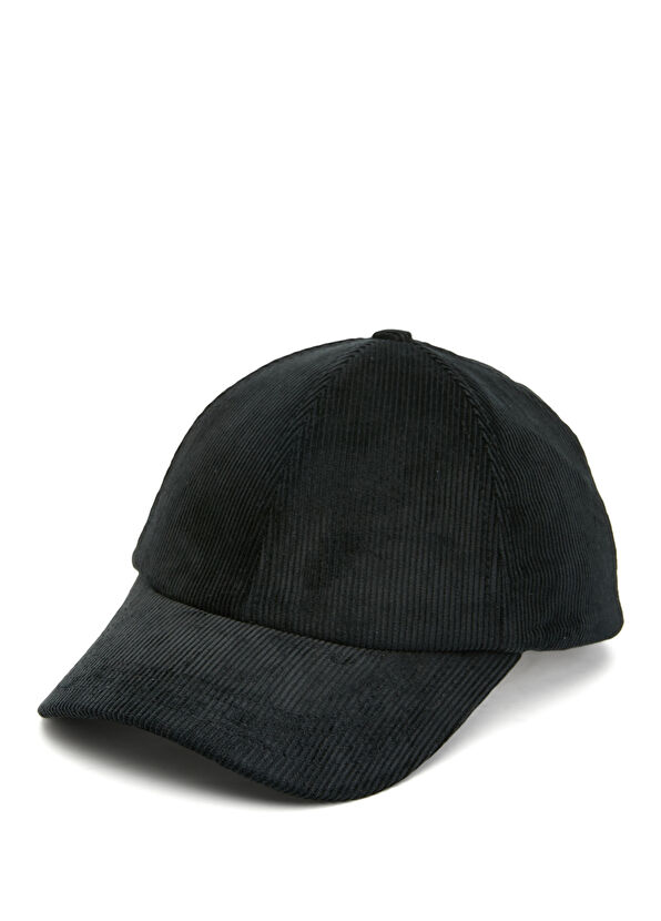 Beymen Club Navy Blue Velvet Hat - 1
