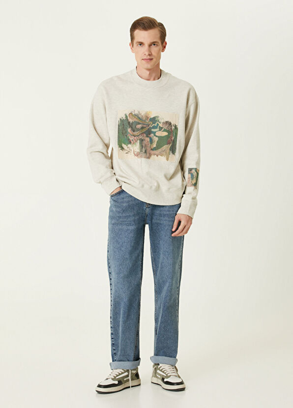 Domrebel Baskılı Sweatshirt - 2