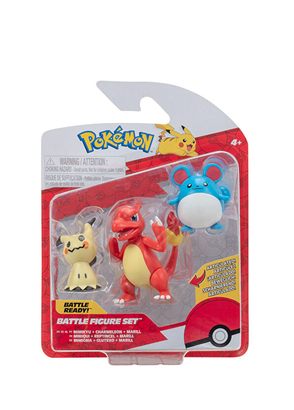 Pokémon PKW3046 Battle 3-Pack Figure Set - 2