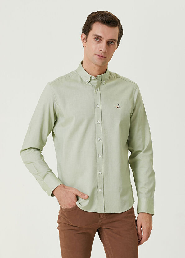 Beymen Club Comfort Fit Çağla Oxford Gömlek - 1