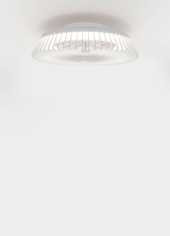 Bakara Collection Himalaya Beyaz Işıklı Vantilatör Avize - 2