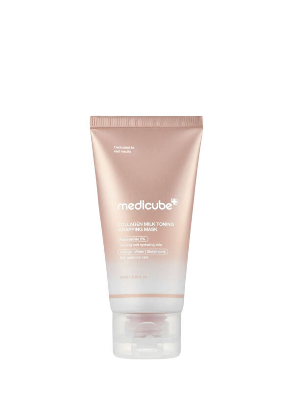 Medicube Collagen Milk Toning Wrapping Mask Cilt Tonu Eşitleyici Aydınlatıcı Yüz Maskesi  75 ml - 1
