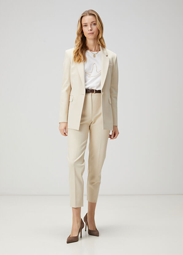 Beymen Club White Gold Logo T-Shirt - 3