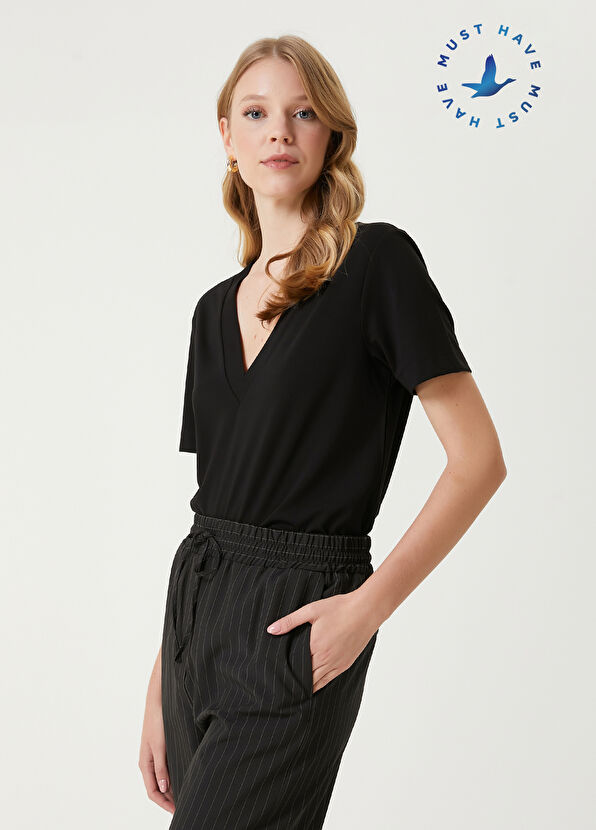 Beymen Club Siyah T-shirt - 1