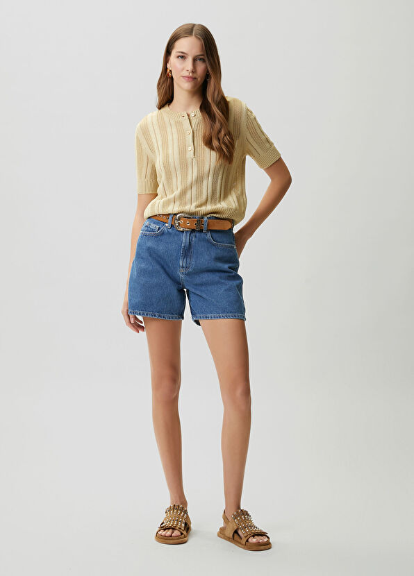 Beymen Club Dark Beige Openwork Sweater - 2