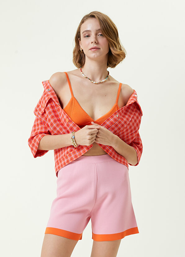 Beymen Club Orange Knit Bustier - 2