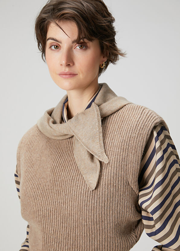 Beymen Club Mink Cashmere Blend Women's Shawl - 1