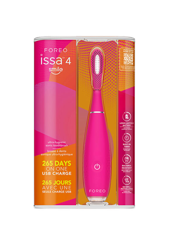 Foreo İssa 4 smile Wild Strawberry Şarjlı Diş Fırçası - 2