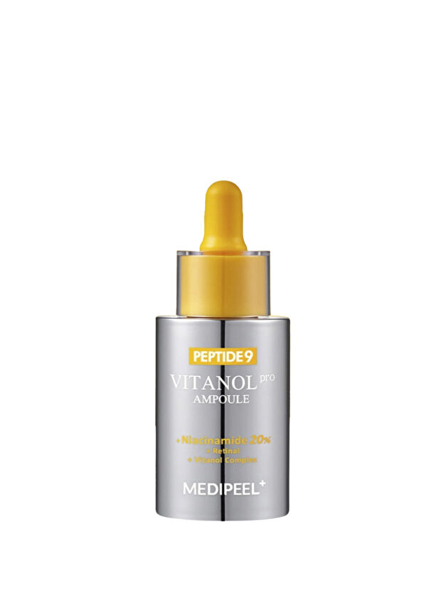 MEDIPEEL Peptide 9 Vitanol Ampoule Pro Peptit Ve %20 Niasinamid İçeren Lifting Ampulü Leke Karşıtı Cilt Serumu 30 ml - 1