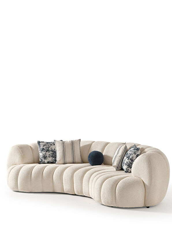 Bekaliving Bandung Bej Şönil Simetrik Kanepe - 2