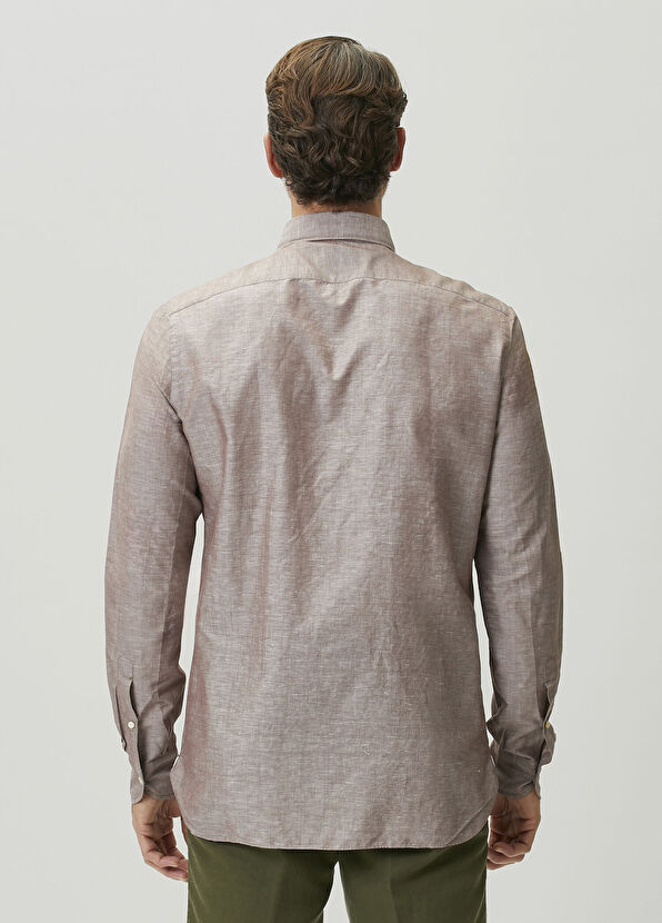 LUIGI BORRELLI Plum Shirt - 4