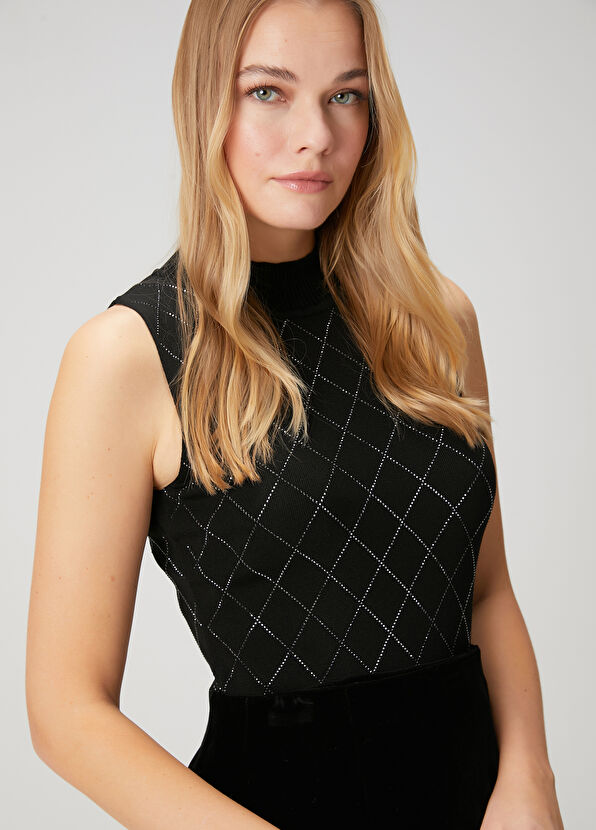 Beymen Club Siyah Taşlı Kazak - 2