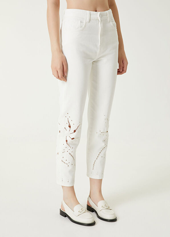 Beymen Club Mom Fit White Jeans - 3