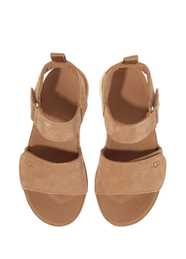 GoldenStar Taba Çocuk Süet Sandalet - Görsel 3